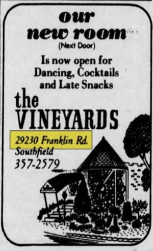 The Vineyards - Apr 1974 Ad (newer photo)